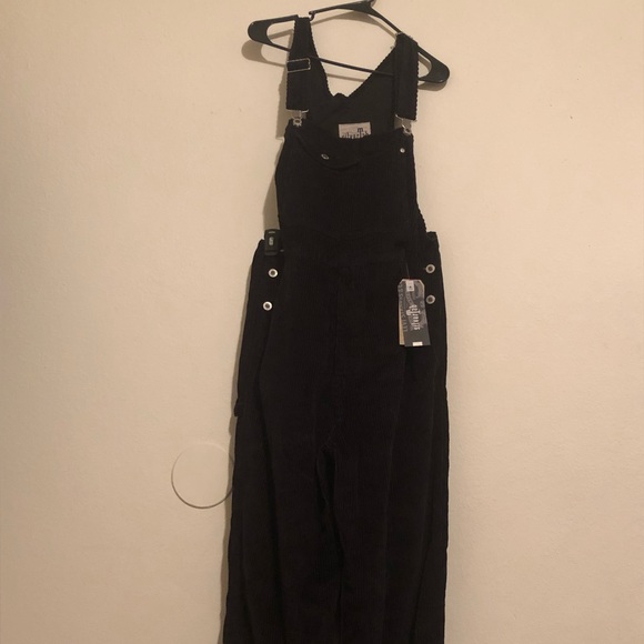 levis overalls mens black